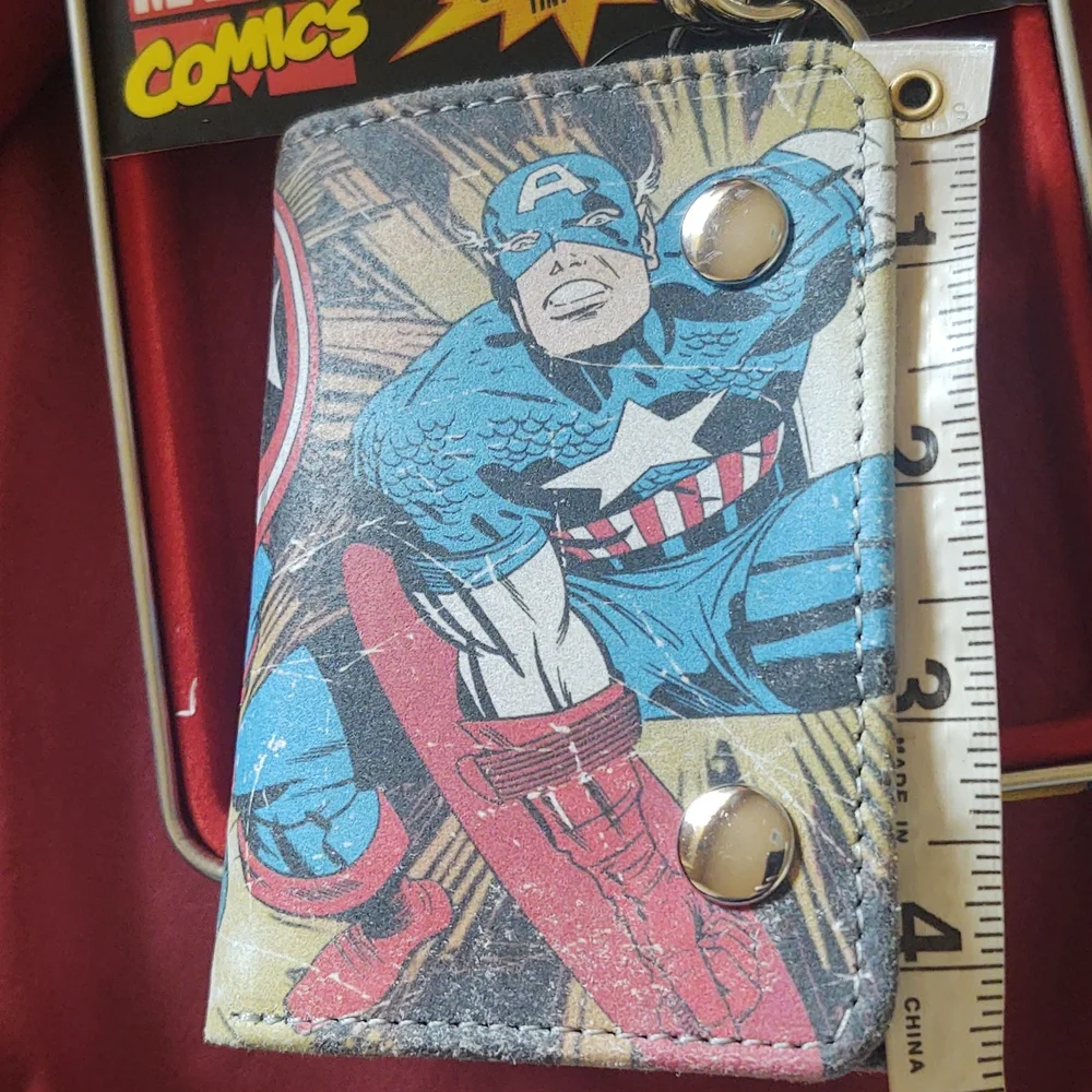 Marvel‎ Captain America Chain Leather Wallet
